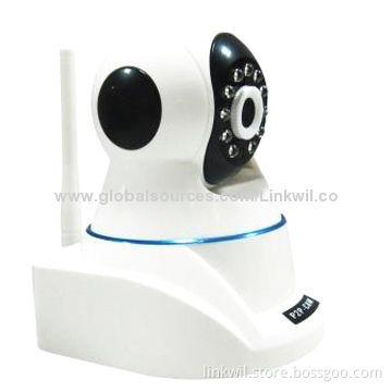 Surveillance Camera, Supports Onvif, SD Card, Remote, WPS,P2P, Pan/Tilt and Two-way Audio